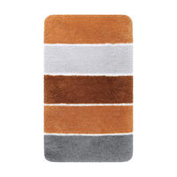 BADTEPPICH Braun, Grau, Terracotta 80/150 cm  - Terracotta/Braun, Basics, Kunststoff/Textil (80/150cm) - WECON HOME