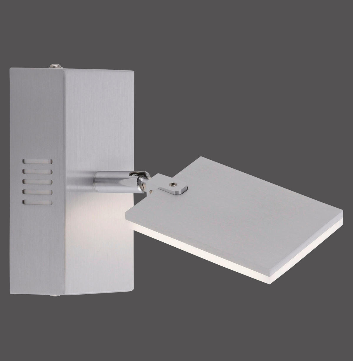 LED-STRAHLER PURE-MIRA 20/7,5/9,7 cm   - Alufarben, Design, Kunststoff/Metall (20/7,5/9,7cm) - Neuhaus PURE