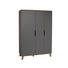 KINDERKLEIDERSCHRANK CORINN - Eichefarben/Grau, Trend, Holzwerkstoff (131,5/198,0/52,4cm) - My Baby Lou KINDERKLEIDERSCHRANK CORINN - Eichefarben/Grau, Trend, Holzwerkstoff (131,5/198,0/52,4cm) - My Baby Lou