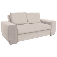 SCHLAFSOFA in Textil Beige  - Chromfarben/Beige, Design, Holz/Textil (199/92/97cm) - Livetastic