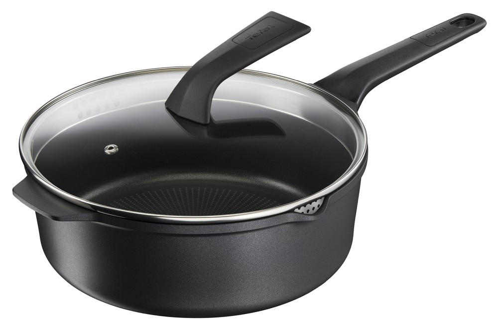 PFANNE ROBUSTO  - Schwarz, Basics, Metall (49,1/29,2/17,8cm) - Tefal