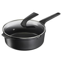 PFANNE ROBUSTO  - Schwarz, Basics, Metall (49,1/29,2/17,8cm) - Tefal