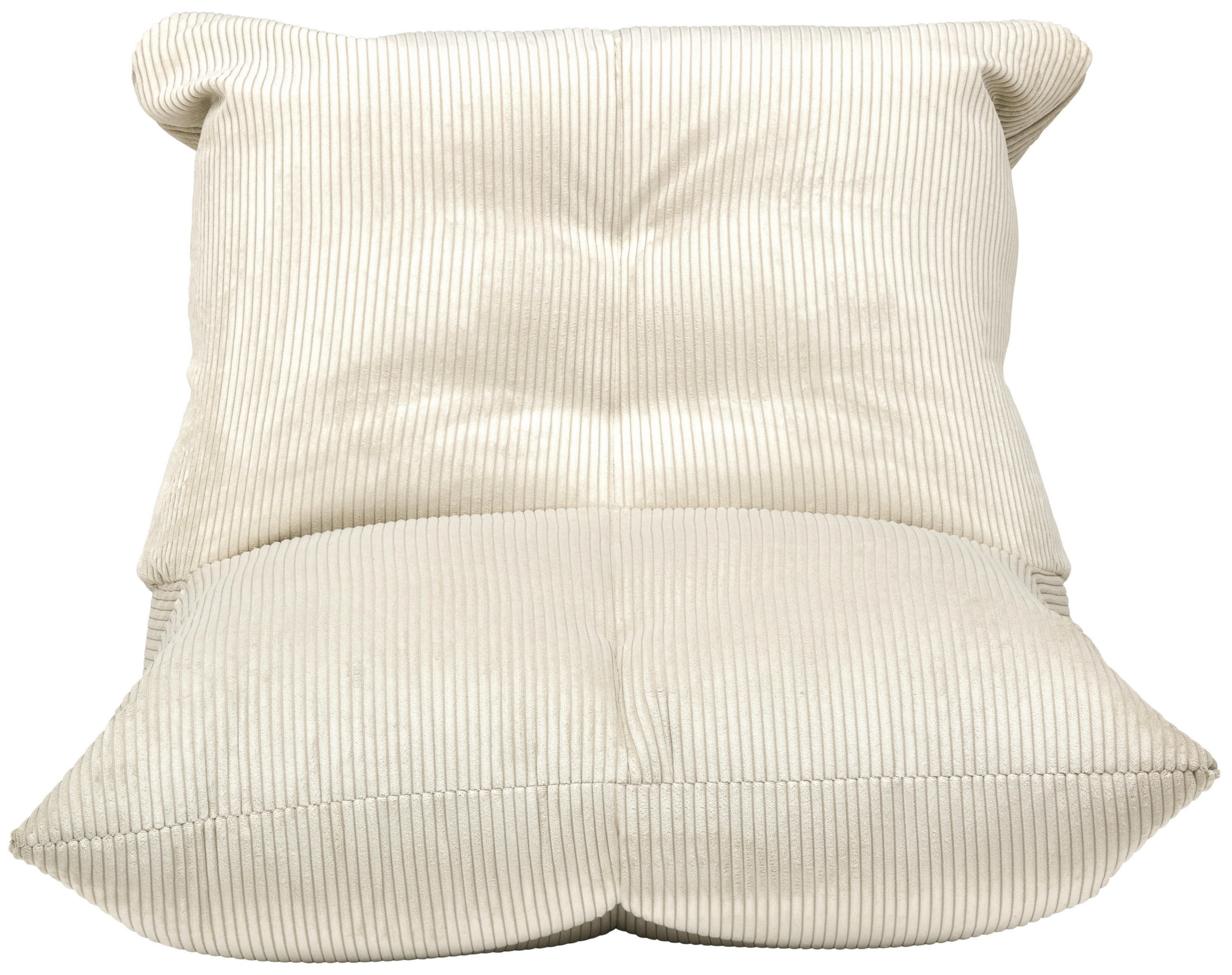 SITZSACK 450 l  - Creme, Design, Textil (100/75/120cm)