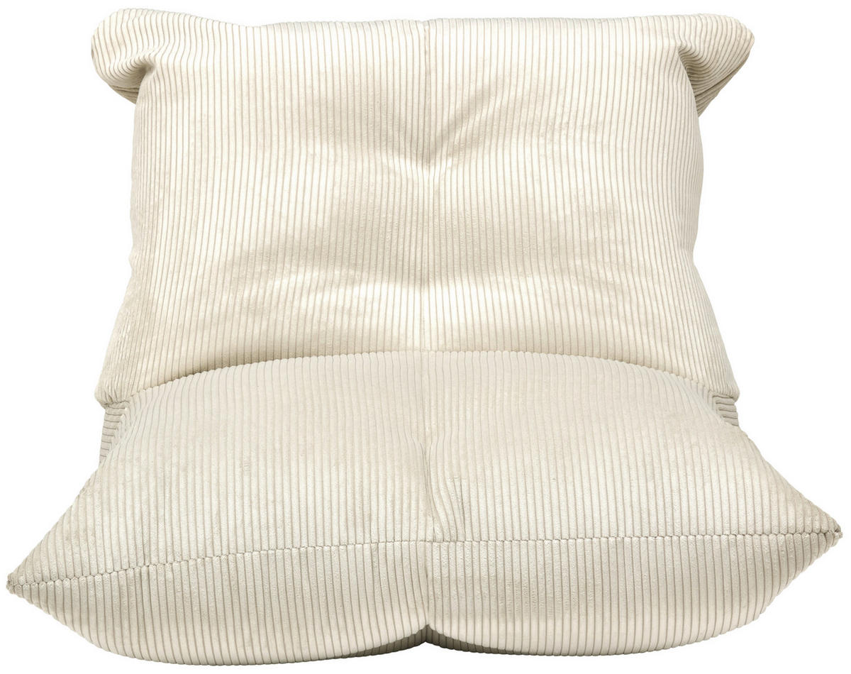 SITZSACK 450 l  - Creme, Design, Textil (100/75/120cm)