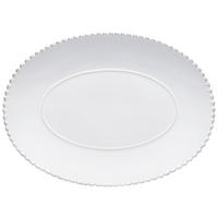 SERVIERPLATTE - Weiß Hochglanz, Basics, Keramik (51/37/5,8cm) - Costa Nova