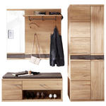 GARDEROBE Eichefarben  - Eichefarben, Basics, Glas/Holz - Linea Natura