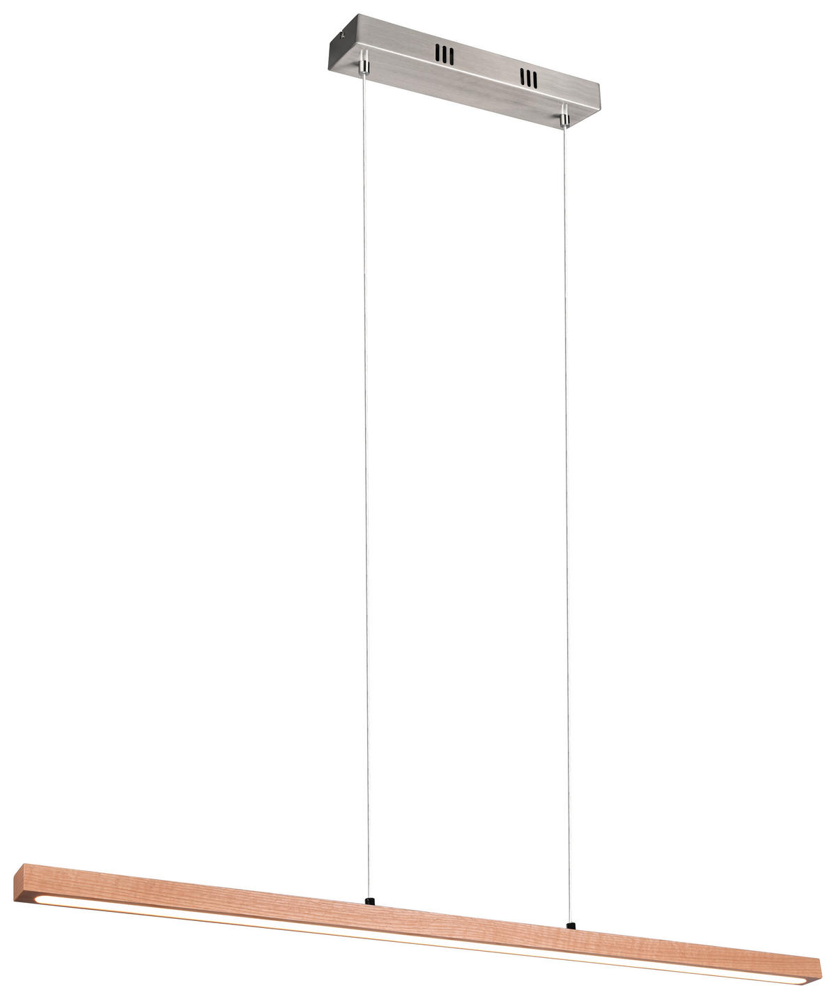 LED-HÄNGELEUCHTE 114 cm  - Eichefarben, LIFESTYLE, Holz/Kunststoff (114cm) - Novel