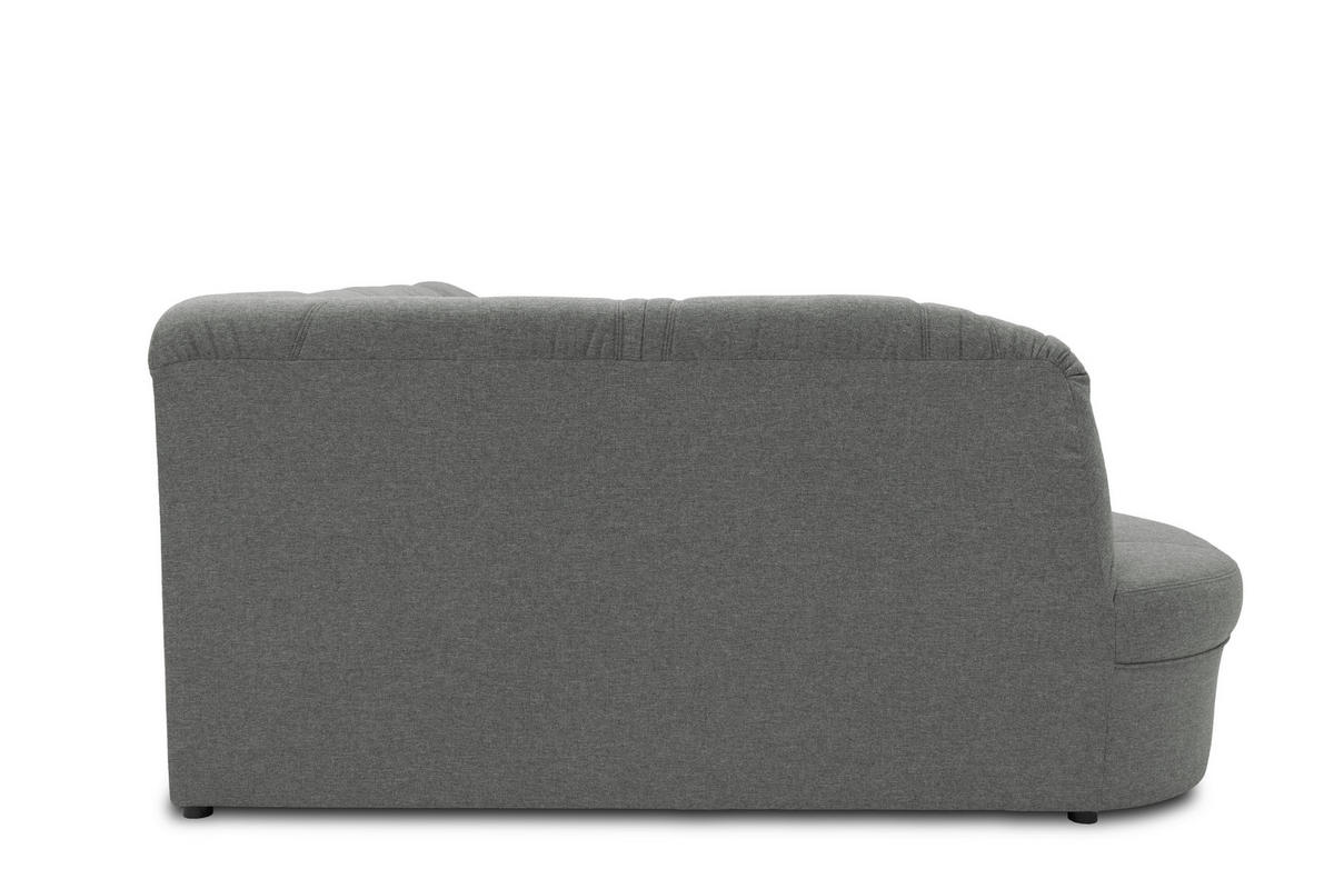 WOHNLANDSCHAFT Grau Mikrofaser  - Schwarz/Grau, KONVENTIONELL, Kunststoff/Textil (180/295/146cm) - MID.YOU