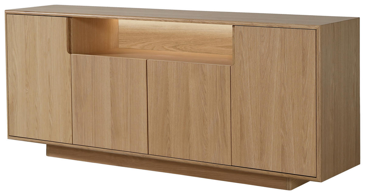 SIDEBOARD  in 180/75/40 cm  - Eichefarben, Design, Holz/Holzwerkstoff (180/75/40cm) - Livetastic