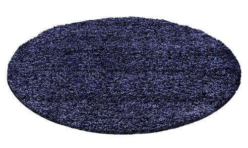HOCHFLORTEPPICH 120 cm Life 1500 Dunkelblau - Dunkelblau, KONVENTIONELL, Textil (120cm) - Novel