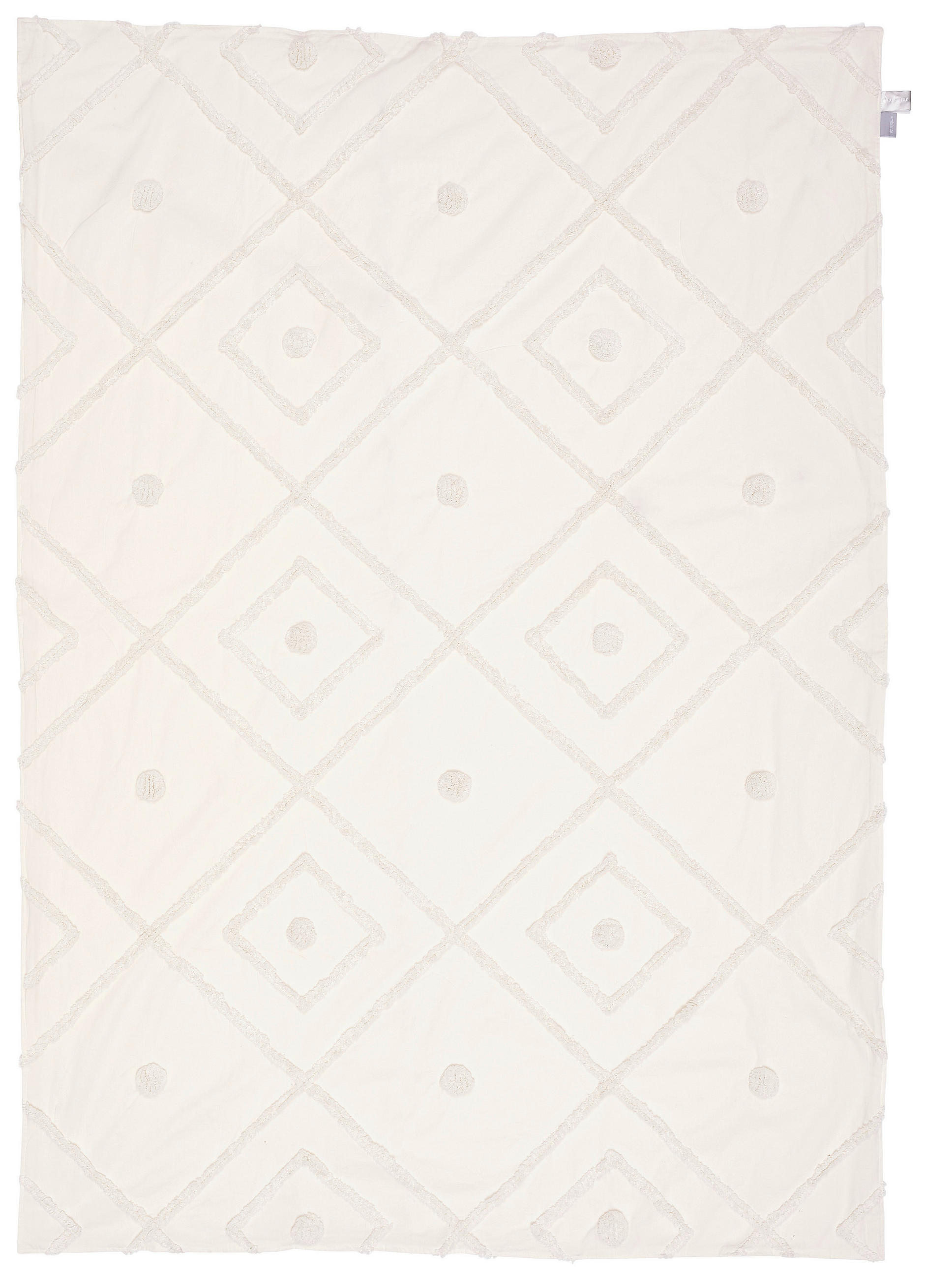 Thumbnail - Ambiente Überwurf, Natur, Textil, Abstraktes, 140x200 cm, Oeko-Tex® Standard 100, pflegeleicht, Schlaftextilien, Bettwäs...