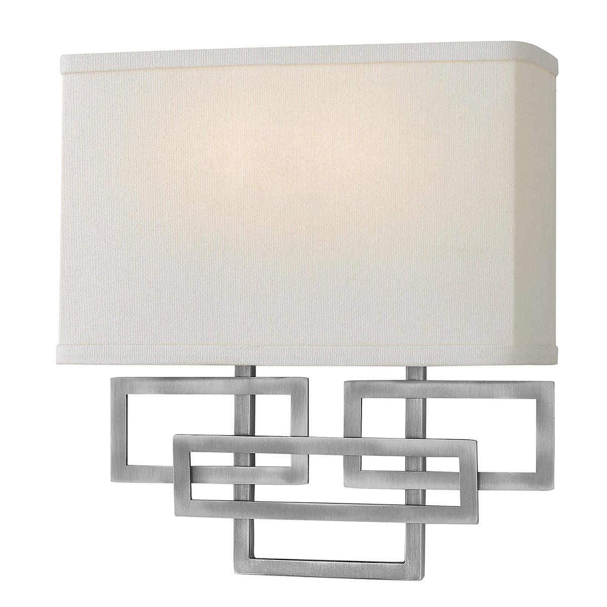 WANDLEUCHTE Elstead HK-Lanza 25.4/25,4/28,9 cm   - Nickelfarben, LIFESTYLE, Metall (25.4/25,4/28,9cm) - Elstead Lighting