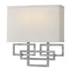 WANDLEUCHTE - Nickelfarben, Lifestyle, Metall (25.4/25,4/28,9cm) - Elstead Lighting