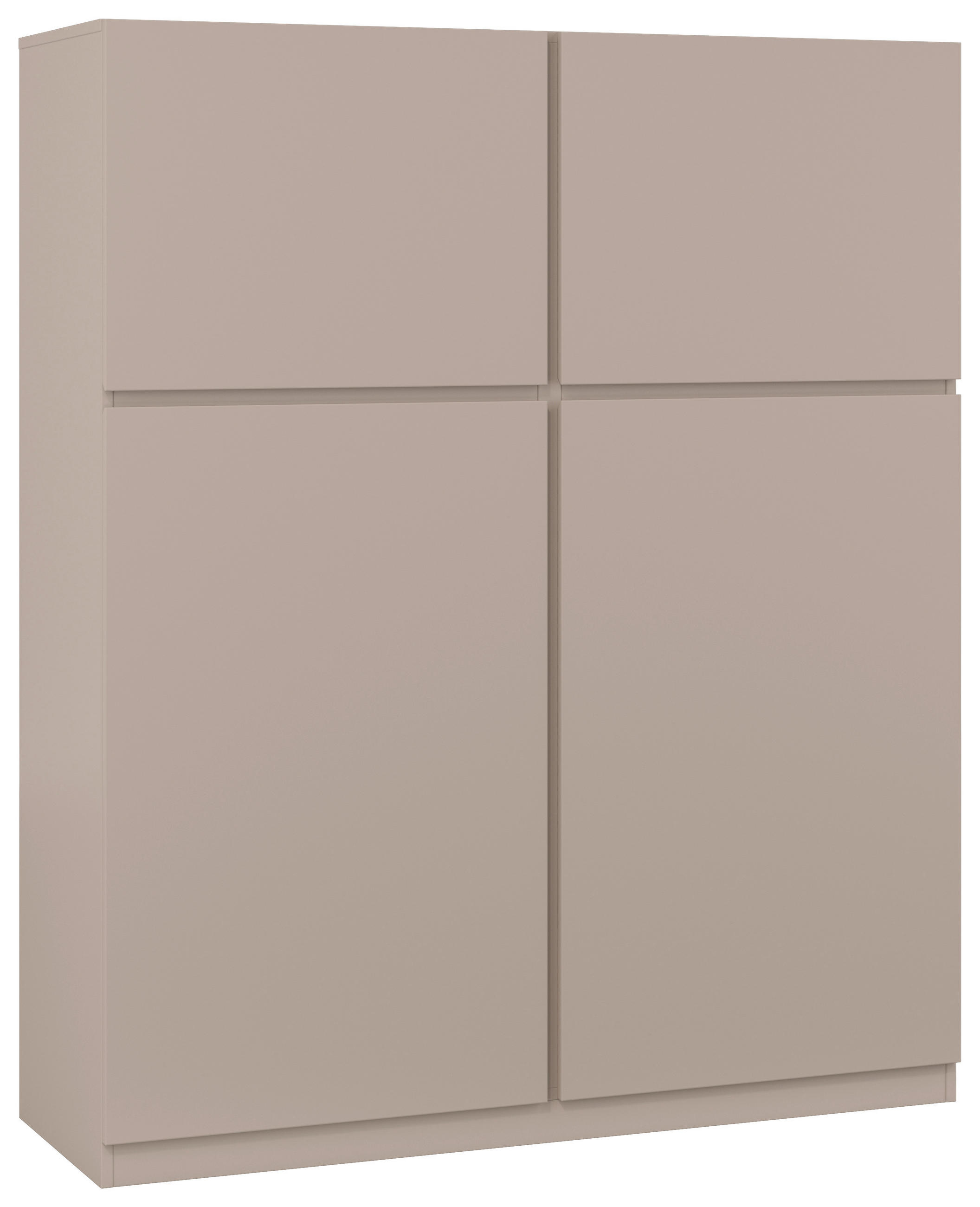 HIGHBOARD 119,5/143/40 cm  in Beige  - Beige, Design, Holzwerkstoff (119,5/143/40cm) - MID.YOU