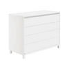 WICKELKOMMODE Olli Kommode Weiß  - Weiß/Grau, Basics, Holzwerkstoff (123,5/94,9/56,1cm) - Paidi