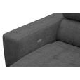 ECKSOFA in Chenille Grau  301/207 cm  - Chromfarben/Grau, Design, Textil (301/207cm) - Xora