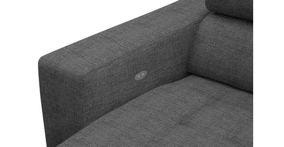 ECKSOFA in Chenille Grau  301/207 cm  - Chromfarben/Grau, Design, Textil (301/207cm) - Xora