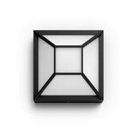 LED-AUßENLEUCHTE Drosera 20,3/12/19 cm   - Schwarz, Basics, Metall (20,3/12/19cm) - Philips