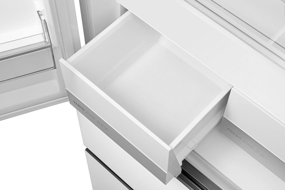 FRENCH-DOOR 75.3/191/60 cm MDRF600BIE36  - Weiß, Basics, Glas/Kunststoff (75.3/191/60cm) - Midea