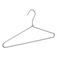 KLEIDERBÜGEL Metall, Textil  - Grau, Basics, Textil/Metall (40/24/0,8cm)