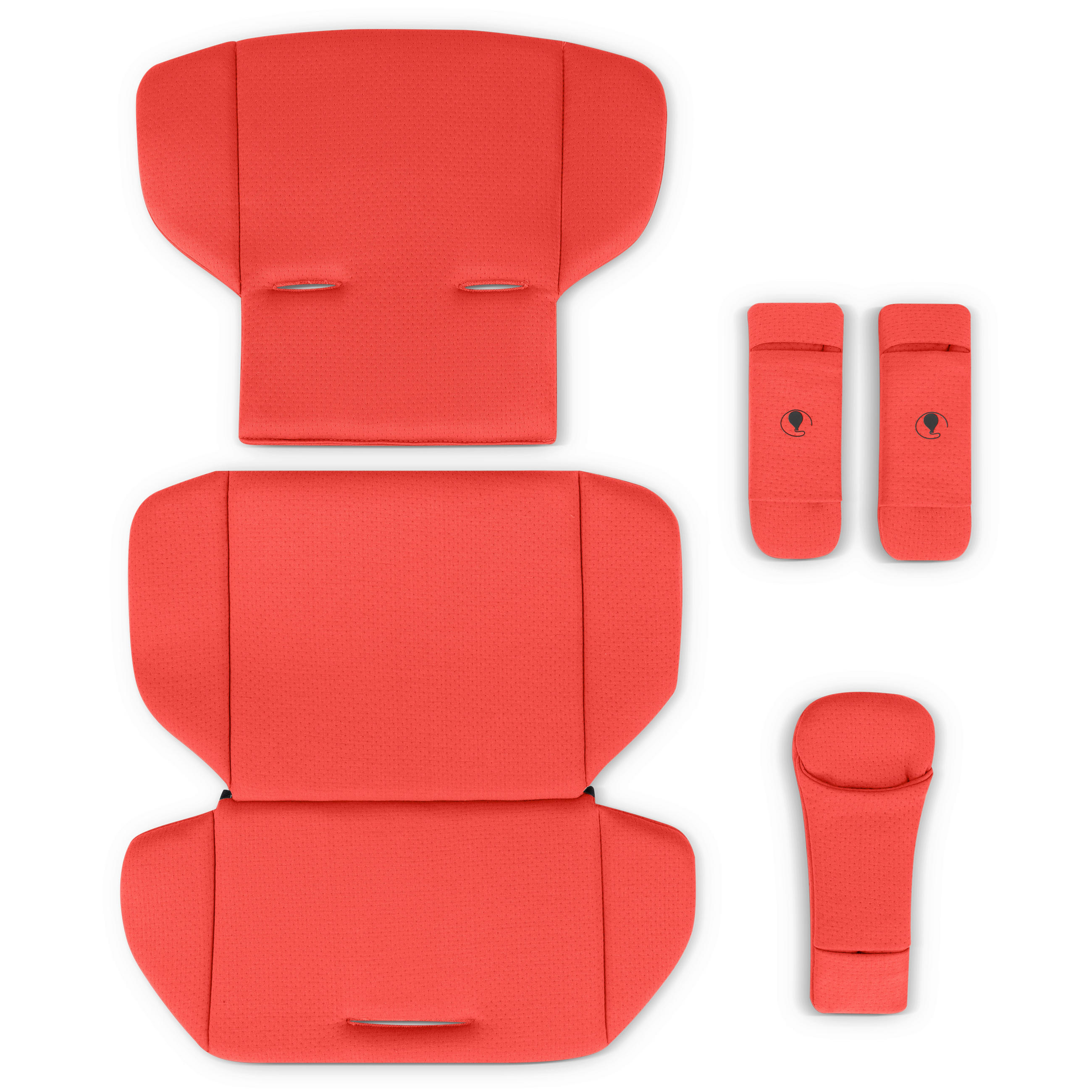 KINDERWAGENEINLAGE Einlagen-Set Kinderwagen  - Orange, Basics, Textil (42/31/7cm) - ABC Design