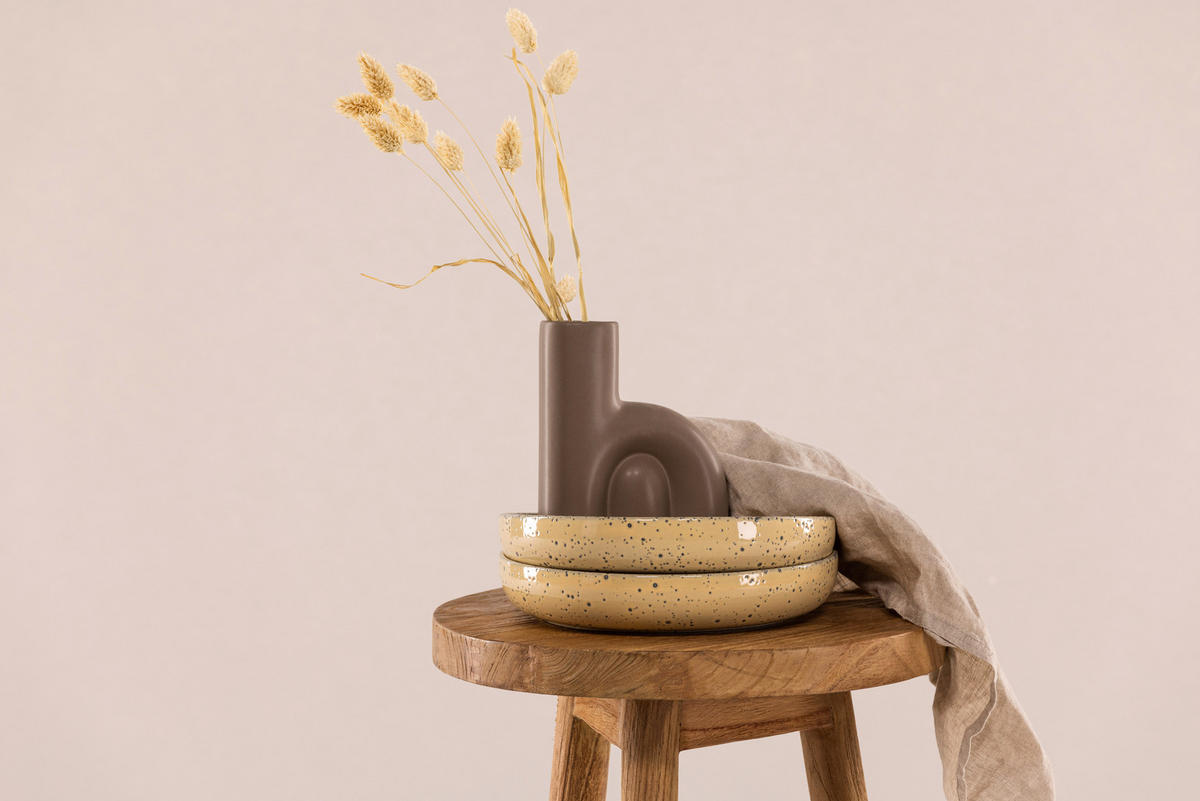 HOCKER in Holz Braun  - Braun, Design, Holz (33/45/33cm) - Livetastic