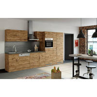 KÜCHENLEERBLOCK   in Eichefarben  - Eichefarben/Anthrazit, Modern, Holzwerkstoff (360/200/60cm) - Held