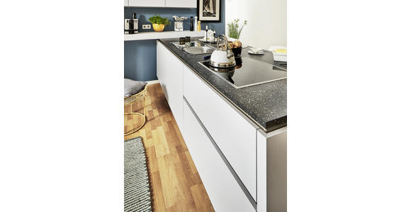 EINBAUKÜCHE - Weiß, Design, Holzwerkstoff - Dieter Knoll