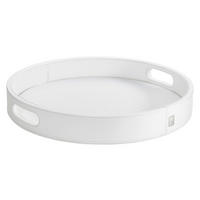 TABLETT Holz, Textil  - Weiß, Basics, Holz/Textil (36/5,2cm) - Joop!