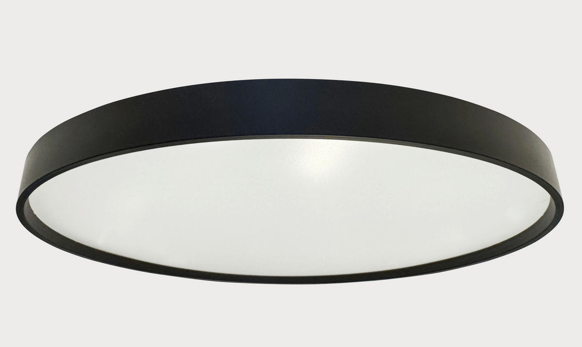 LED PLAFONJERA  - crna, Osnovno, plastika (48/7cm)