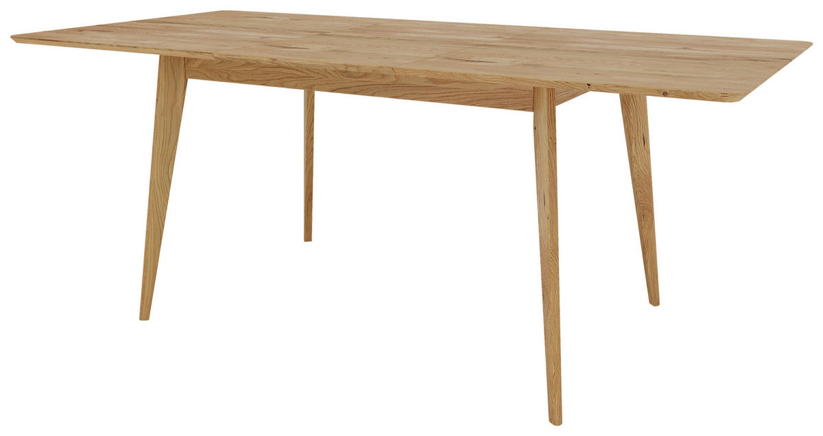 JEDILNA MIZA, masivno hrast  - Design, les (140-160/90/75cm) - Linea Natura