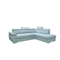 SJEDEĆA GARNITURA drvo, tekstil  siva   - siva, Moderno, drvo/tekstil (270/208cm) - Hom`in