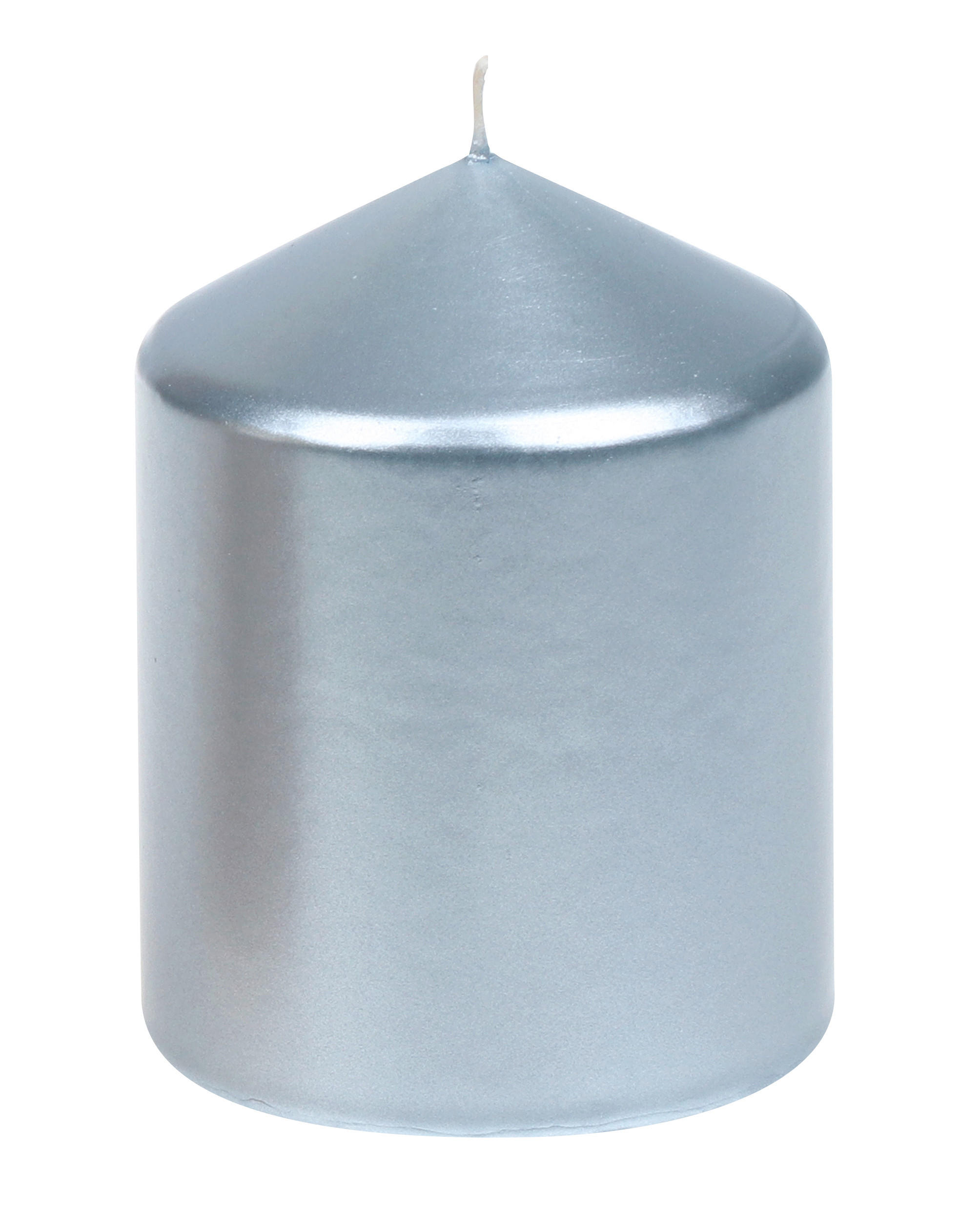STUMPENKERZE  - Hellblau, KONVENTIONELL (7,7/10cm)