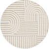 HOCHFLORTEPPICH 80 cm ART Creme  - Creme, Basics, Textil (80cm) - Novel