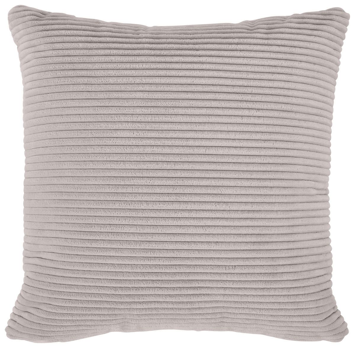 ECKSOFA Taupe Cord  - Taupe/Schwarz, Design, Kunststoff/Textil (303/196cm) - Livetastic