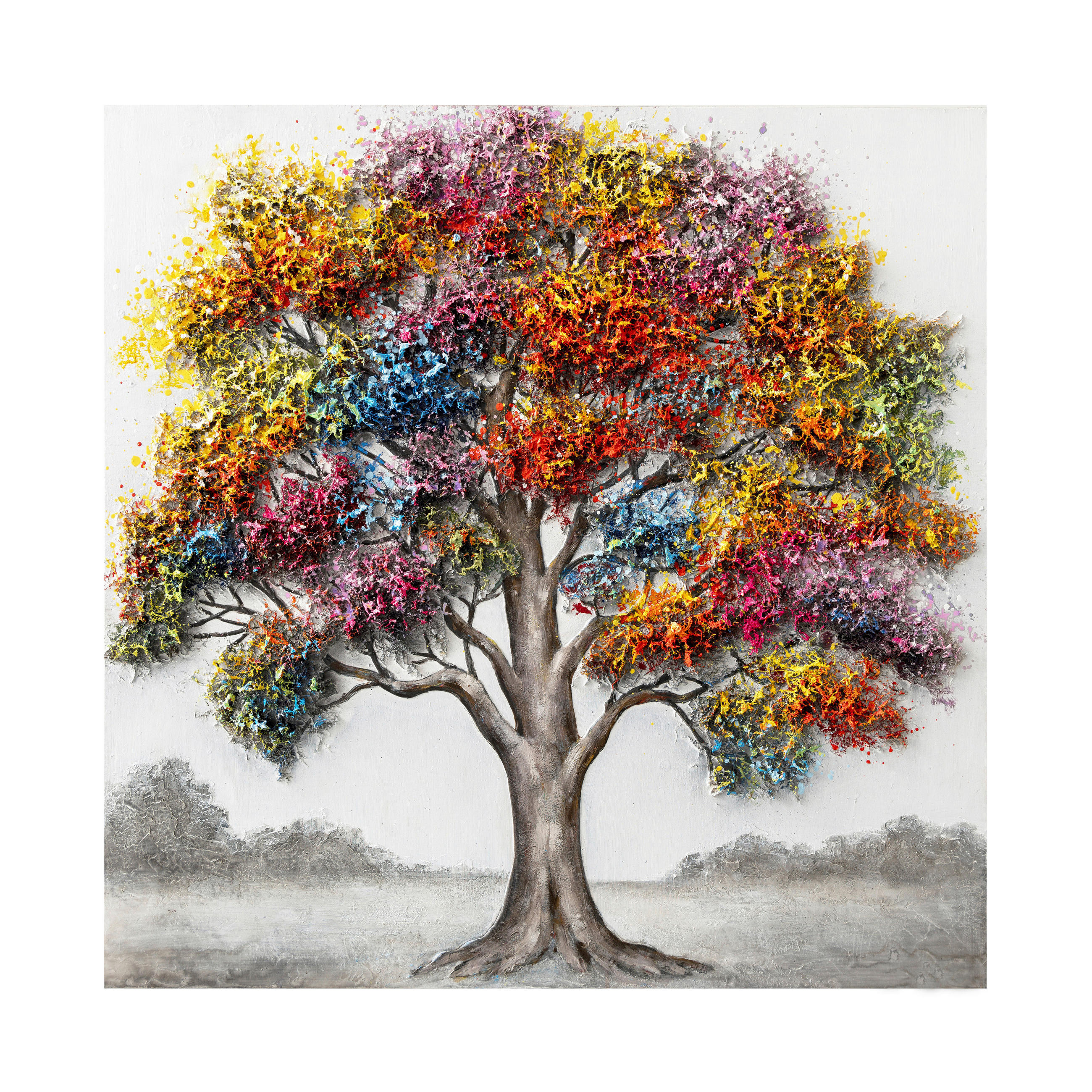 Monee OLEJOMAĽBA, stromy, 100/100 cm