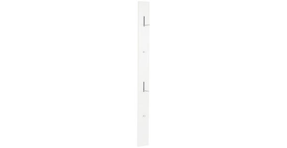 GARDEROBENPANEEL in 16/180/2 cm - Weiß, Design, Holzwerkstoff (16/180/2cm) - Moderano