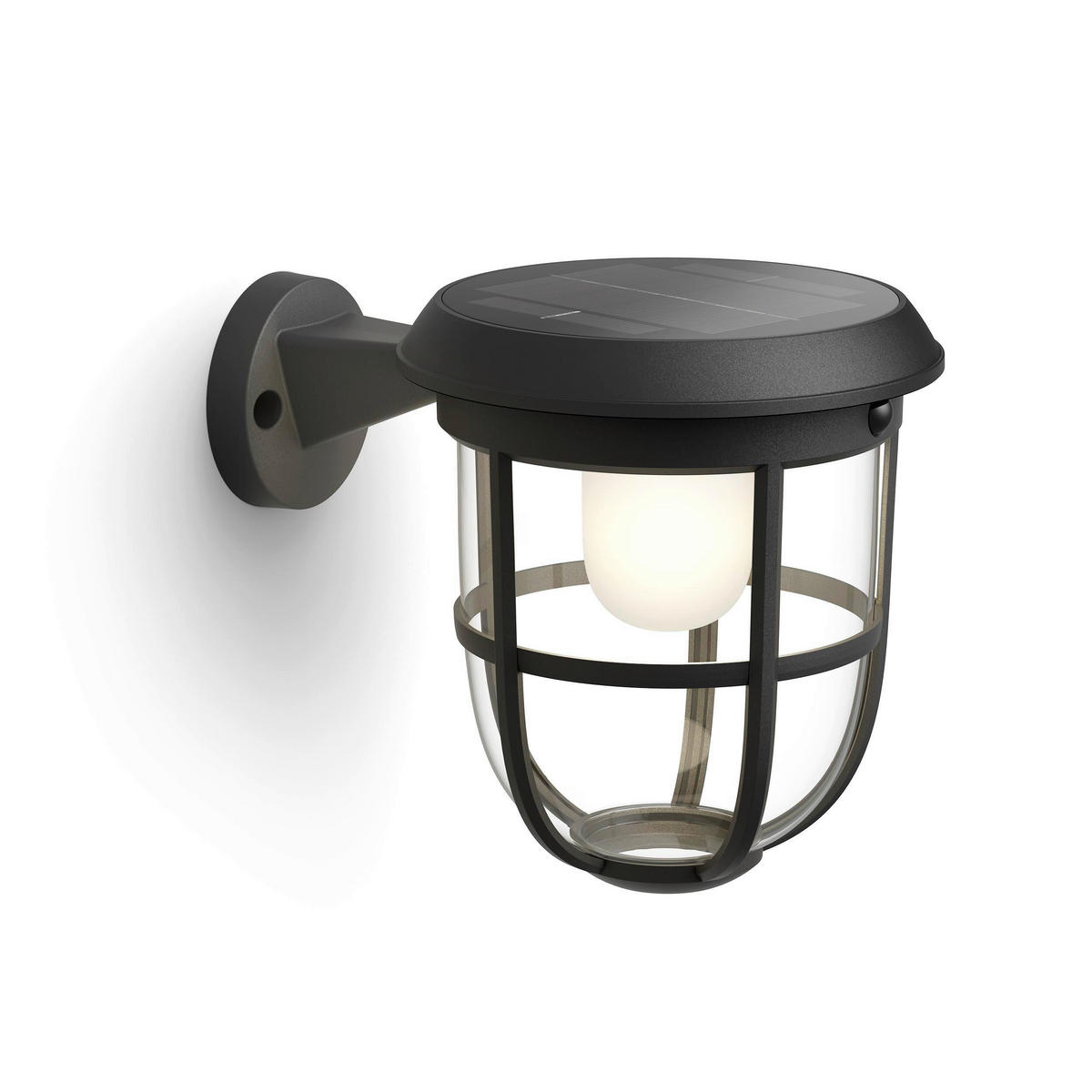 SOLARLEUCHTE 17.5/19.2/24 cm   - Schwarz, KONVENTIONELL, Kunststoff (17.5/19.2/24cm) - Philips