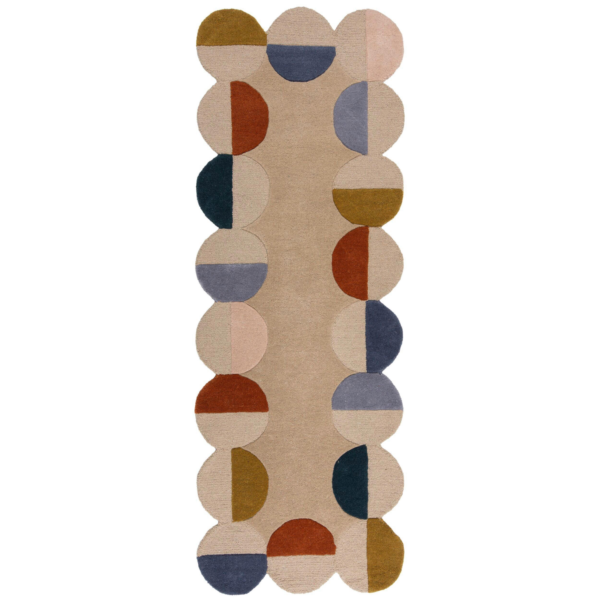 LÄUFER 80/230 cm Beige, Rostfarben  - Rostfarben/Beige, MODERN, Textil (80/230cm) - Xora
