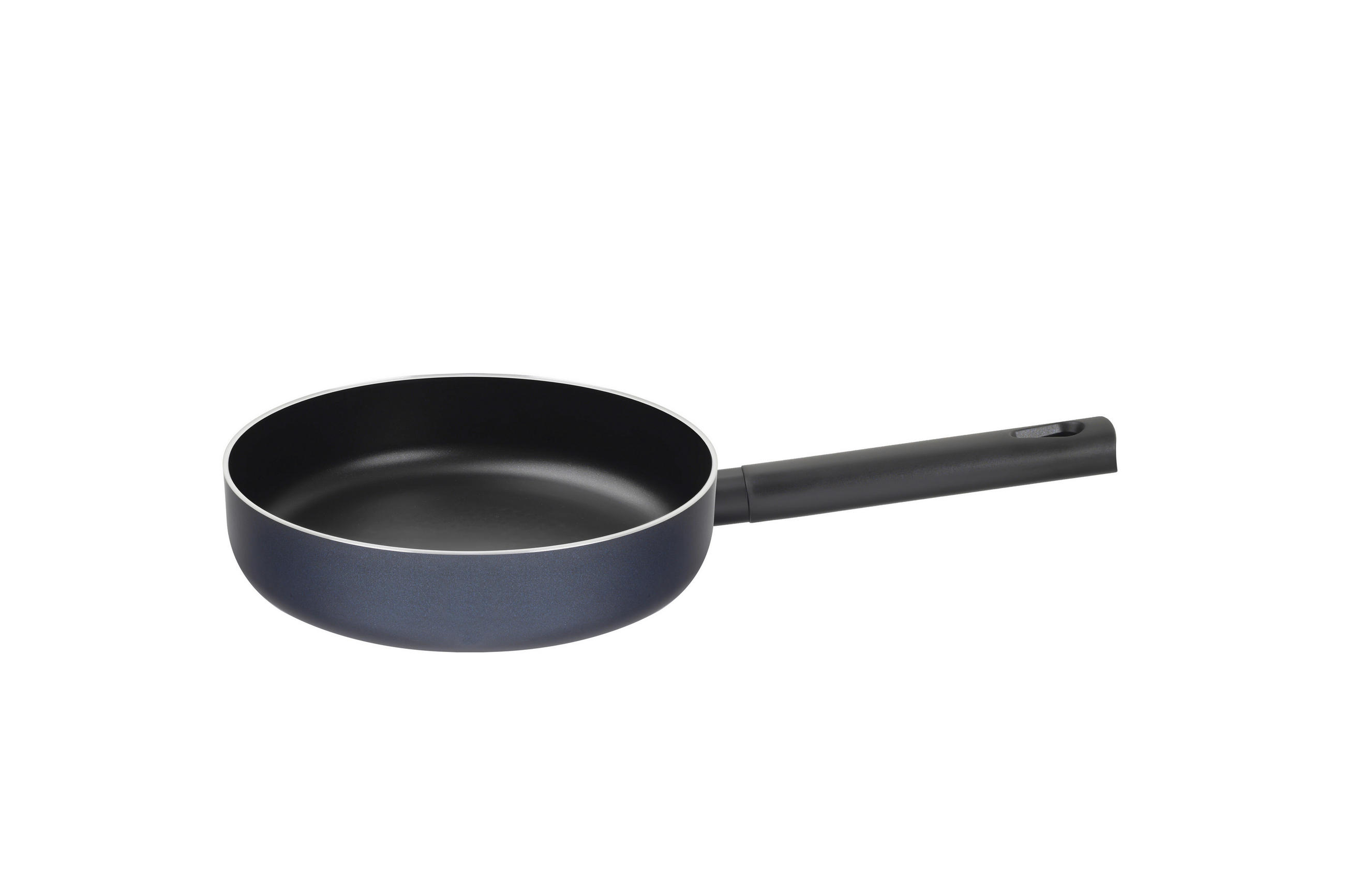 PÁNEV NA SMAŽENÍ  26/7 cm  - tmavě modrá, Basics, kov/plast (26/7cm)