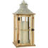 LATERNE - Naturfarben, LIFESTYLE, Glas/Holz (21/21/50cm) LATERNE - Naturfarben, LIFESTYLE, Glas/Holz (21/21/50cm)