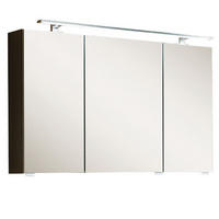 SPIEGELSCHRANK 100/64/15 cm  - Grau, MODERN, Glas/Holzwerkstoff (100/64/15cm) - Novel