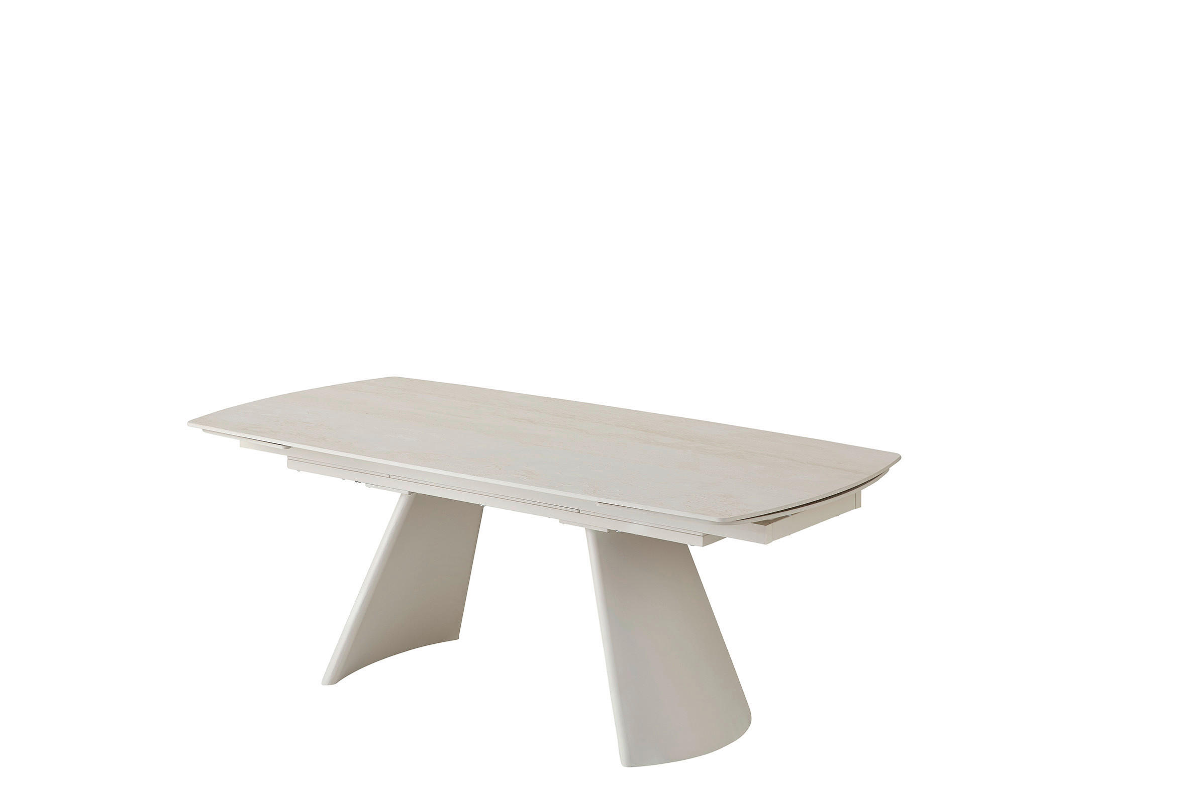 ESSTISCH Beige  ausziehbar  - Beige, MODERN, Keramik/Metall (200/100/100cm) - MID.YOU