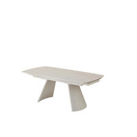 ESSTISCH Beige  ausziehbar  - Beige, MODERN, Keramik/Metall (200/100/100cm) - MID.YOU