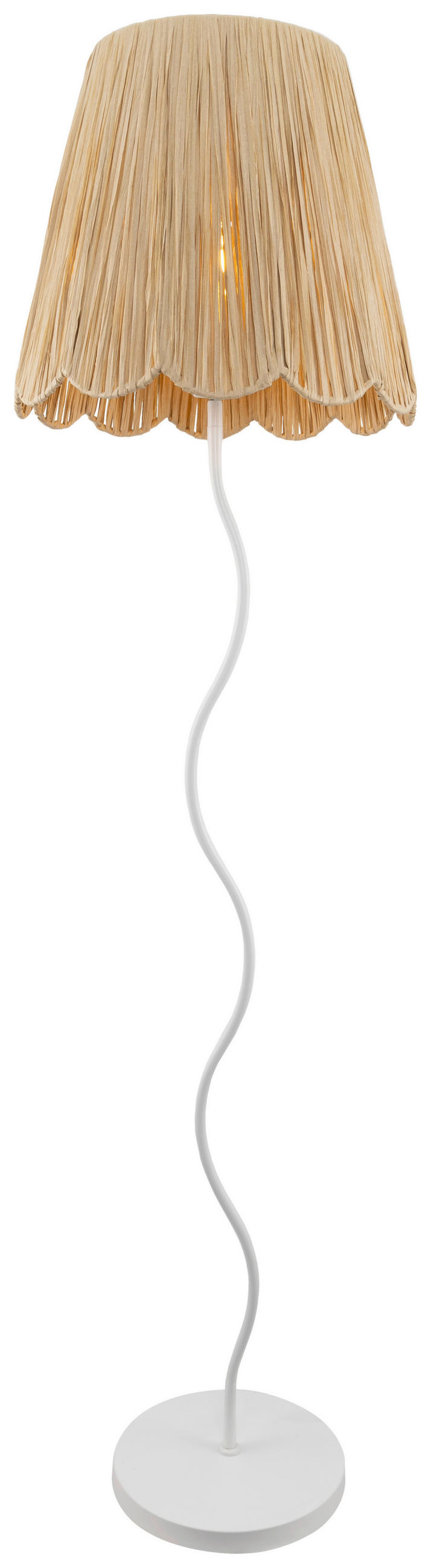 Thumbnail - Collet's Monde Stehleuchte, Weiß, Metall, Papier, 155 cm, RoHS, CE, Fußschalter, Lampen & Leuchten, Innenbeleuchtung, St...