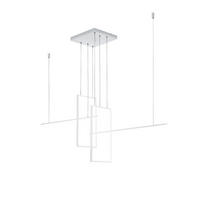 VISEČA LED-SVETILKA   52 W//2000-4000 K/230 V/ - bela, Design, kovina (200/150/39cm) - Cinque