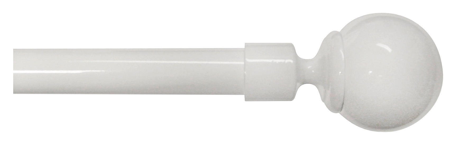 GARDINSTÅNGSET 120-210 cm  - vit, Basics, metall (120-210cm)