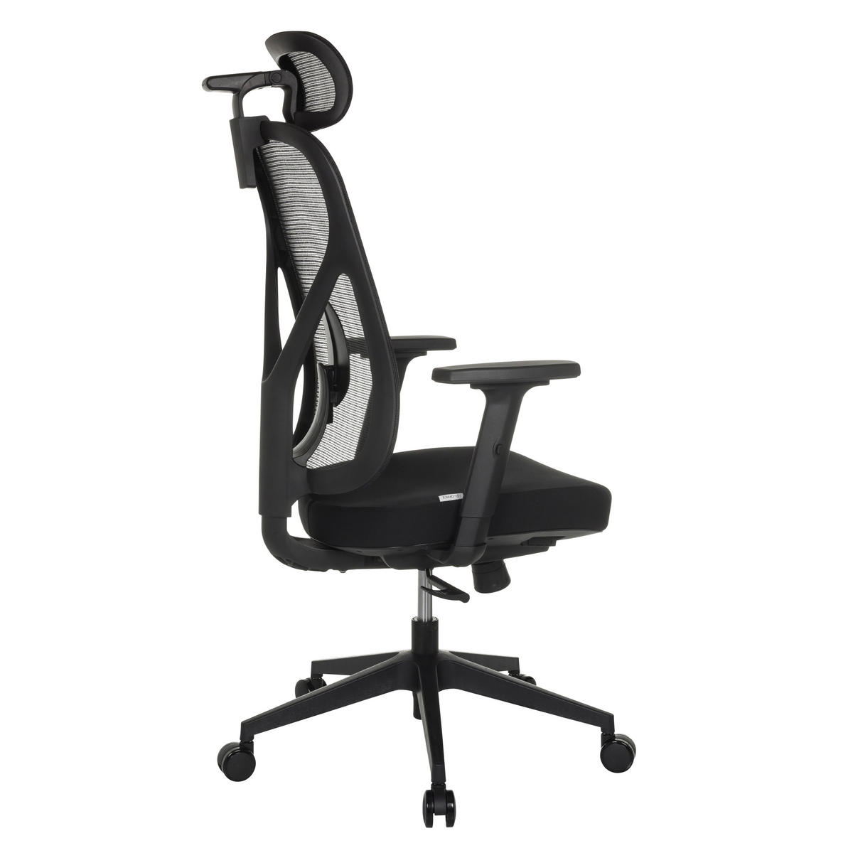 SNURRSTOL  i flatväv svart  - svart, Modern, textil/plast (66/114-133/67cm) - MID.YOU