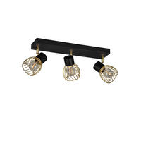 STRAHLER - Goldfarben/Schwarz, Konventionell, Metall (43/16/11cm)