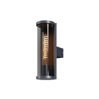 WANDLEUCHTE Conf 10/14.6/28.2 cm  - Graphitfarben, Design, Metall (10/14.6/28.2cm) - MAYTONI